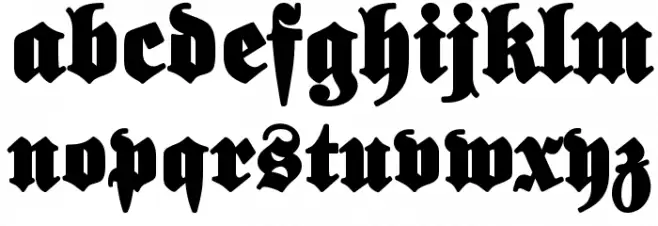 ElephantaBlack फ़ॉन्ट लोअरकेस