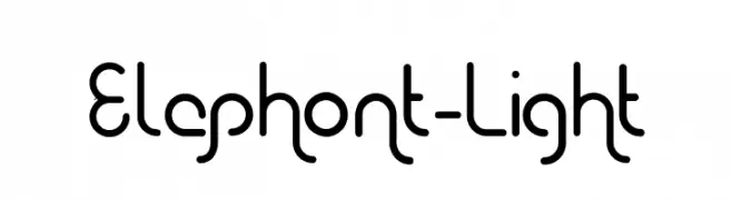 Elephont-Light  Descarca Fonturi Gratis