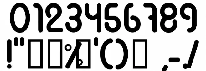 Elephont-Regular Font OTHER CHARS