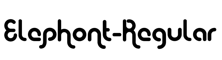 Elephont-Regular  Скачать бесплатные шрифты