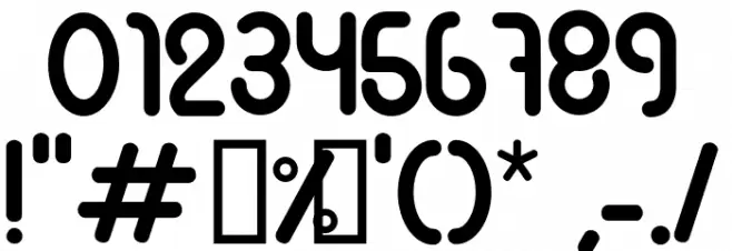 Elephont-Regular Font OTHER CHARS