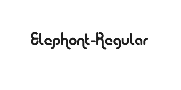Elephont-Regular Logo