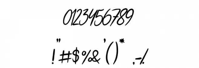 Elesty Font OTHER CHARS