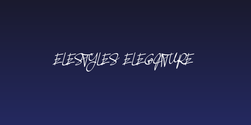 Elestyles Elegature Social Header
