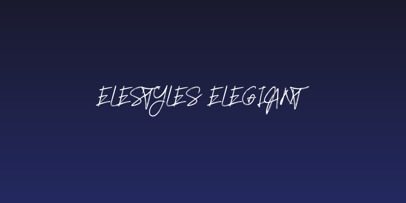 Elestyles Elegiant Social Header
