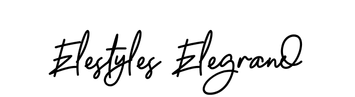 Elestyles Elegrand  免费字体下载