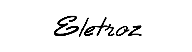 Eletroz  les polices de caractères gratuit tlcharger