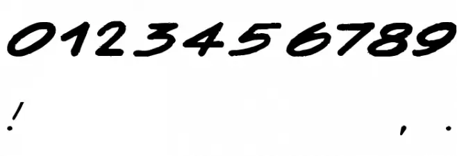 Eletroz Font OTHER CHARS