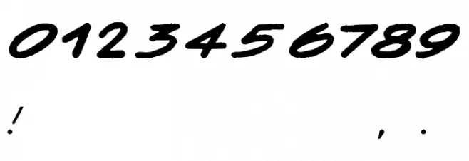 Eletroz Font OTHER CHARS