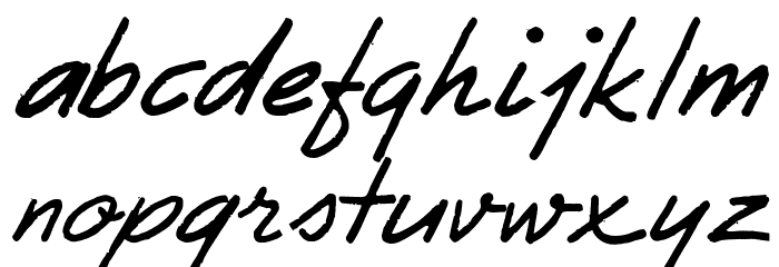 Eletroz Font LOWERCASE