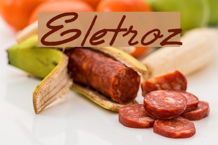 Eletroz Font examples