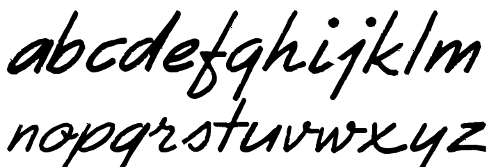 Eletroz Font LOWERCASE