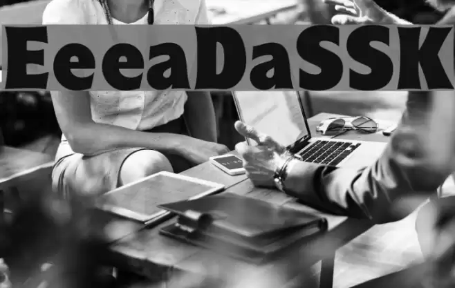 EleutheriaDisplaySSK Font examples