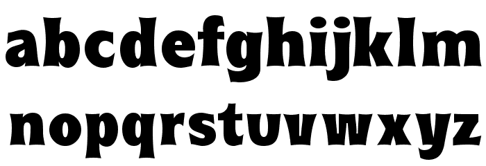 EleutheriaDisplaySSK Font LOWERCASE