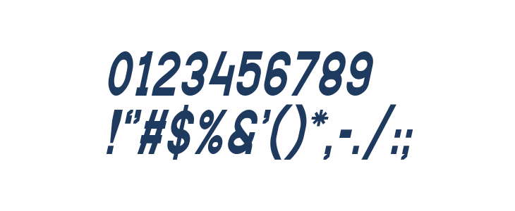 Elevatia Italic Other Characters