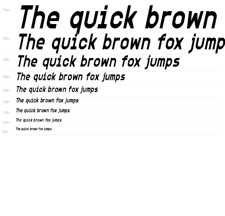 Elevatia Italic Waterfall