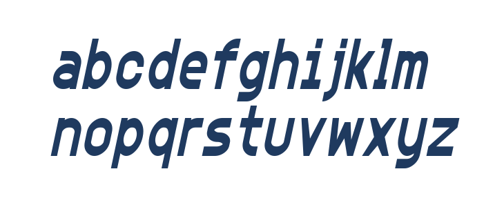 Elevatia Italic Lowercase