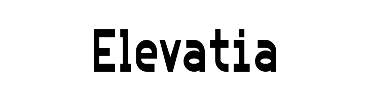 Elevatia  font caratteri gratis
