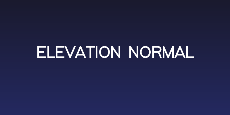 Elevation normal Social Header