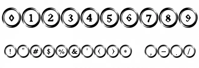 Elevator Buttons Two خط محارف أخرى