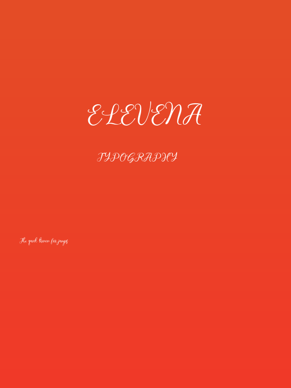 Elevena Poster