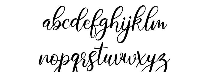 Elevena Font LOWERCASE