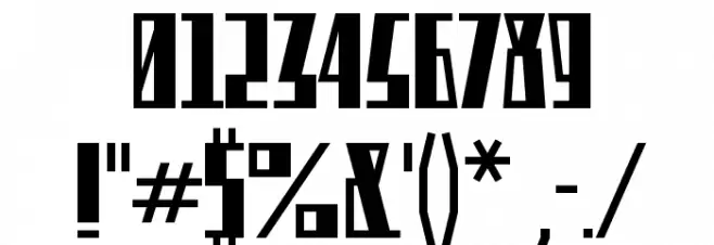 Eleventh Square Font OTHER CHARS