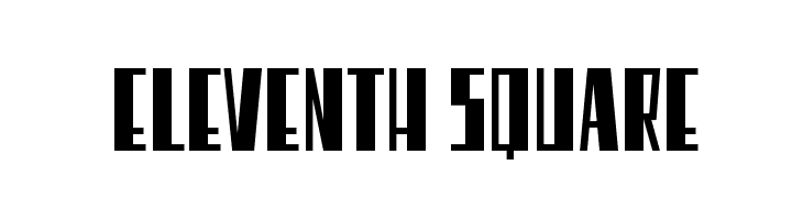Eleventh Square  font caratteri gratis