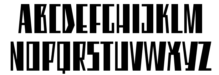 Eleventh Square Font LOWERCASE