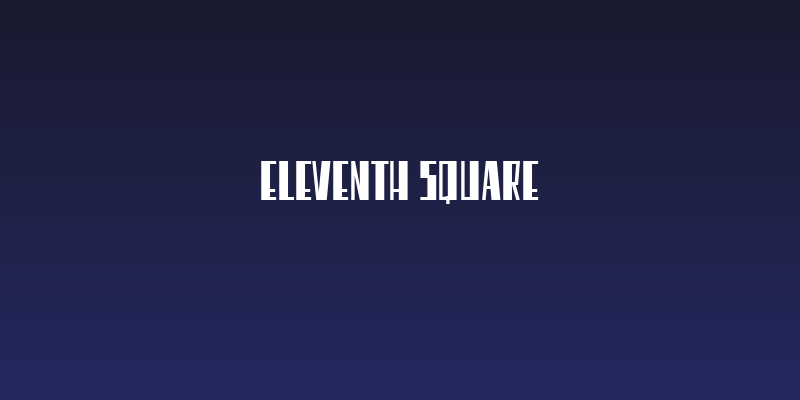 Eleventh Square Social Header
