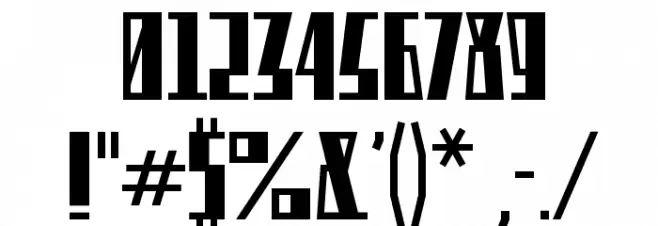EleventhSquare Font OTHER CHARS