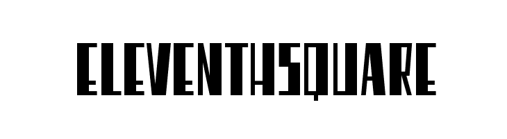 EleventhSquare  Frei Schriftart Herunterladen