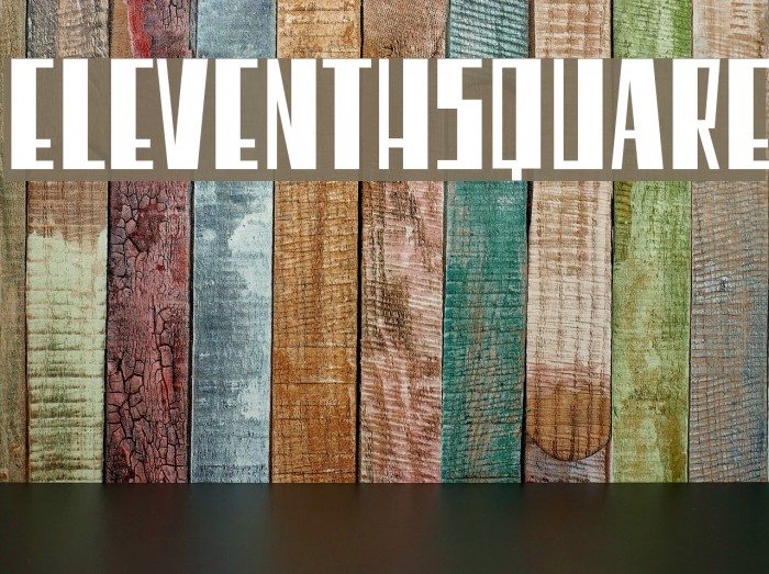 EleventhSquare Font examples