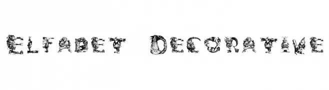 Elfabet  Decorative  Frei Schriftart Herunterladen