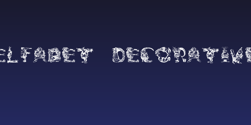 Elfabet  Decorative Social Header