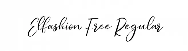 Elfashion Free Regular  Fuentes Gratis Descargar