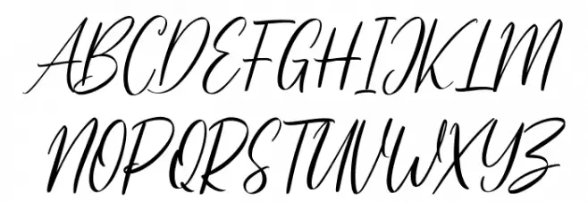Elfashion Free Regular Schriftart Groß