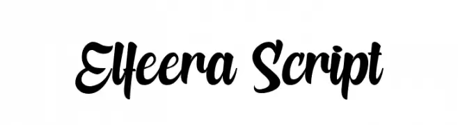 Elfeera Script  Frei Schriftart Herunterladen