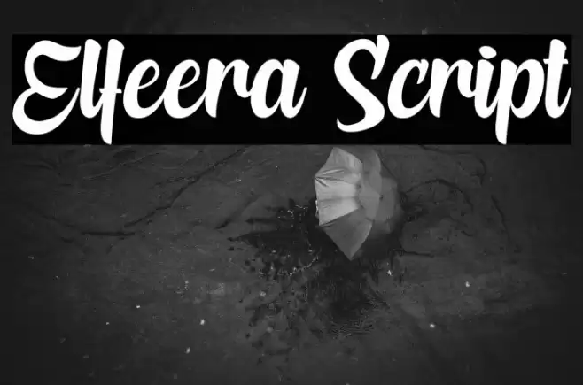 Elfeera Script Font examples