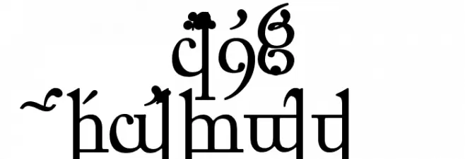 Elfic Caslin 字体 大写