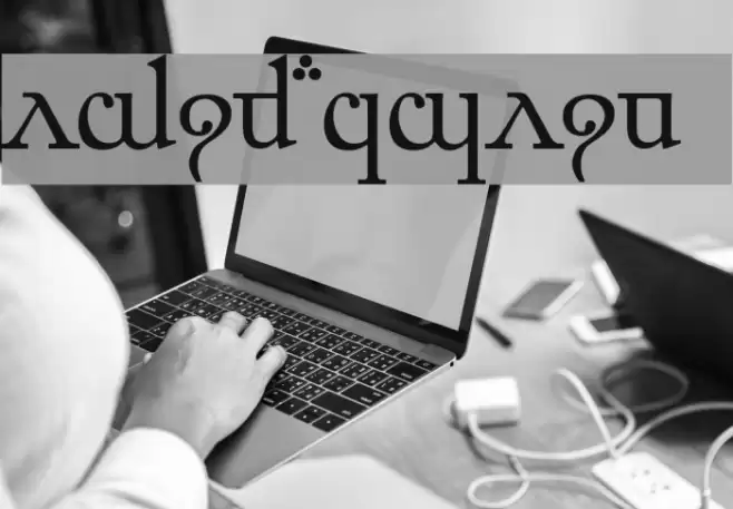 Elfic Caslin Font examples