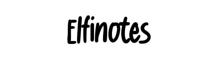 Elfinotes 字体