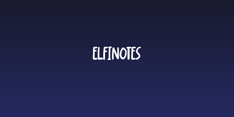 Elfinotes Social Header