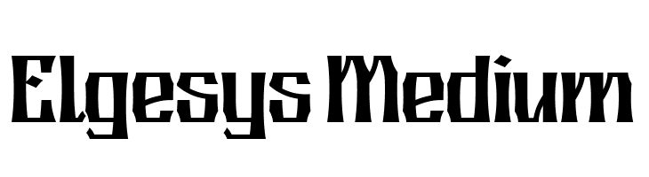 Elgesys Medium  नि: शुल्क फ़ॉन्ट्स डाउनलोड