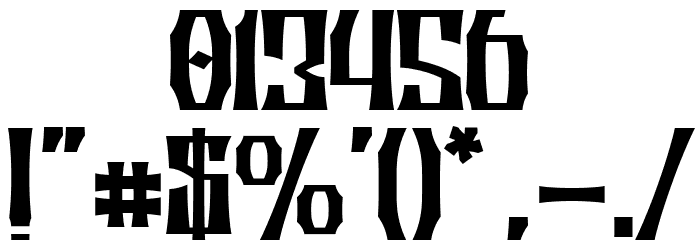 Elgesys Medium Font OTHER CHARS