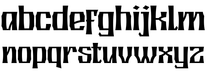 Elgesys Medium Font LOWERCASE