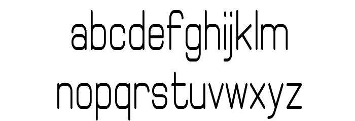 Elgethy Bold Condensed Font LOWERCASE