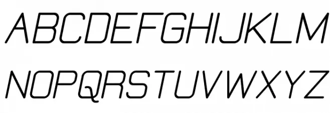 Elgethy Bold Oblique خط أحرف كبيرة