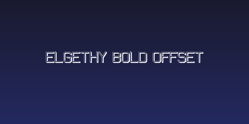 Elgethy Bold Offset Social Header
