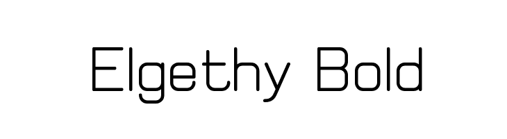 Elgethy Bold  नि: शुल्क फ़ॉन्ट्स डाउनलोड